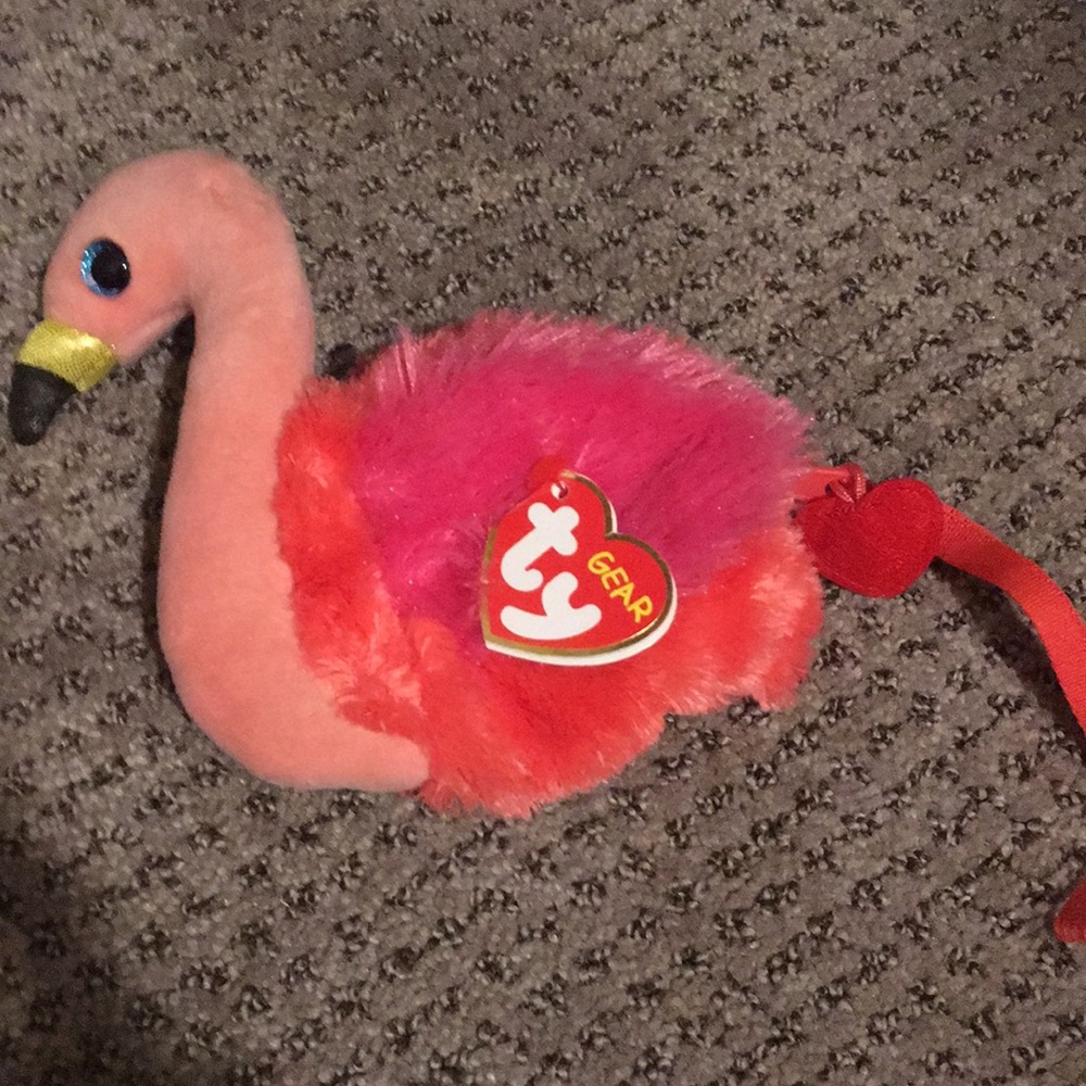 Ty flamingo change purse
